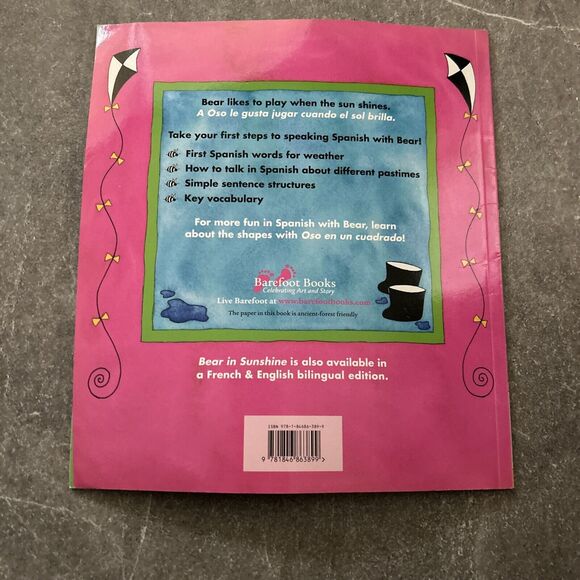 Bear in Sunshine / Oso bajo el sol [English and Spanish Edition] Blackstone, S - Picture 6 of 9